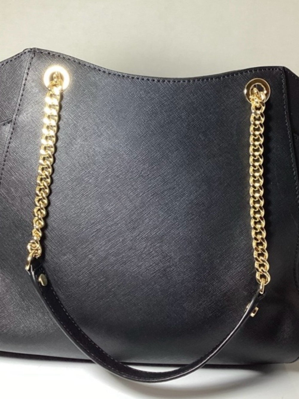 Michael Kors Black Jet Set Chain-Handle Tote - Picture 4 of 7